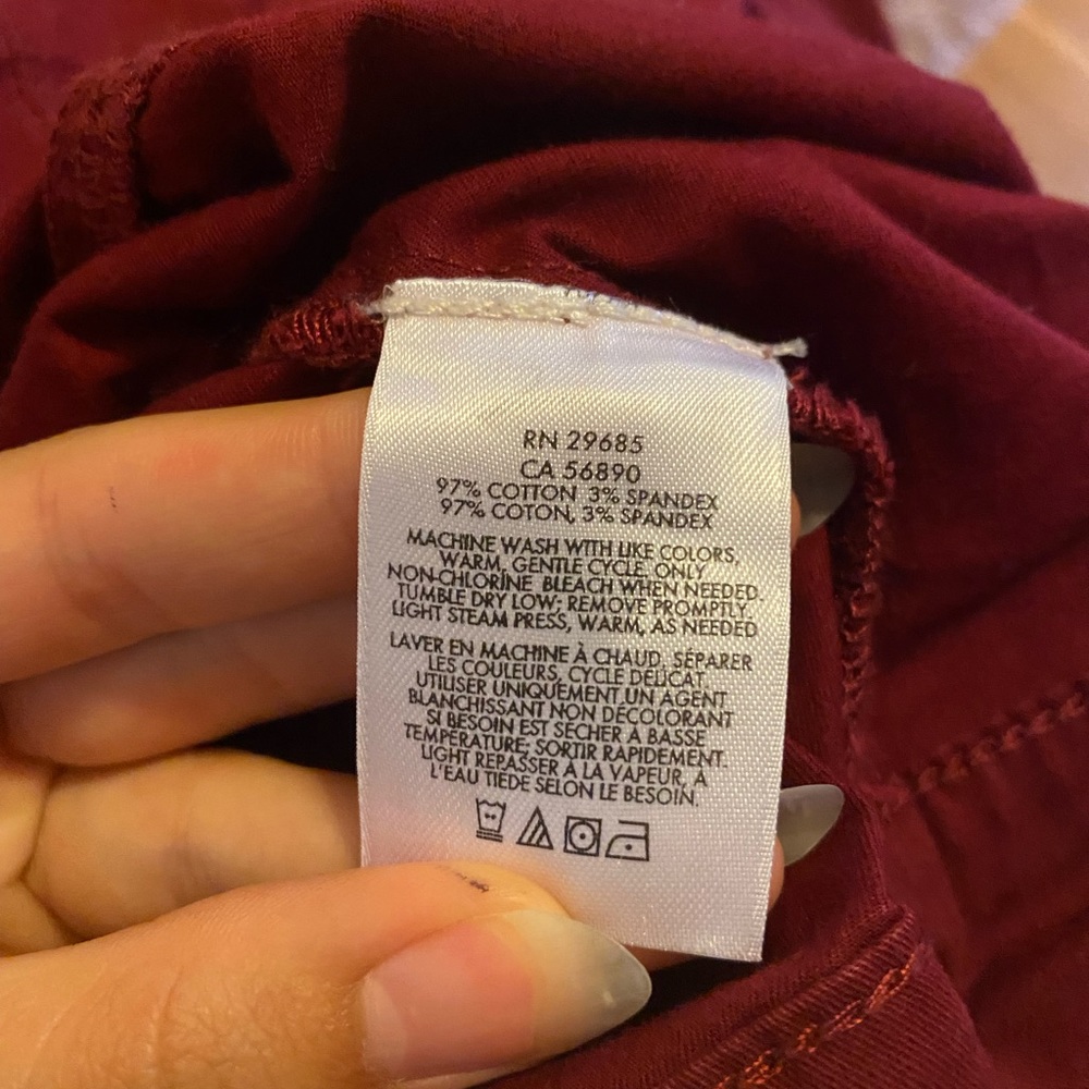 Pendleton Red Denim Button Up Vest - image 7